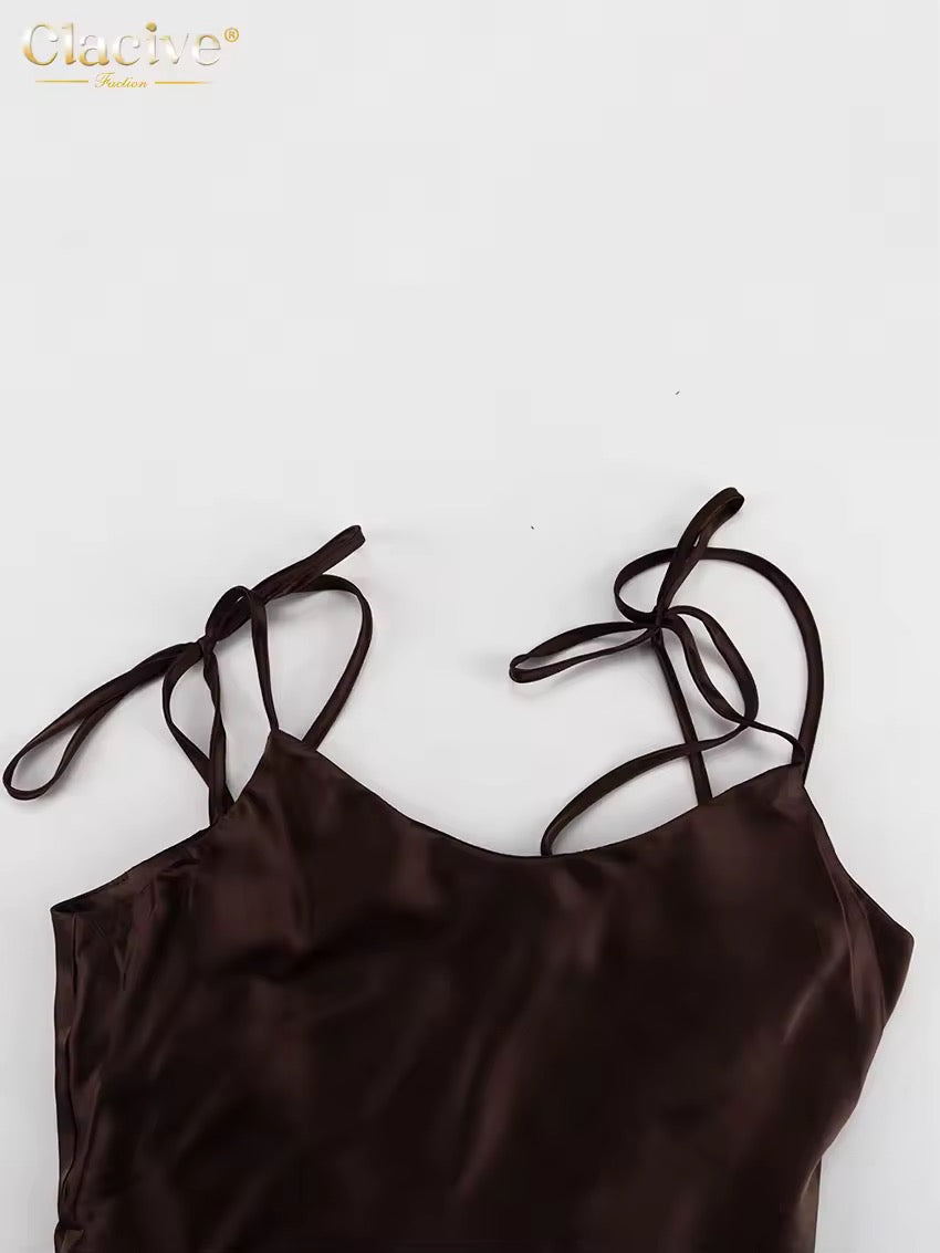 Satin Kleid