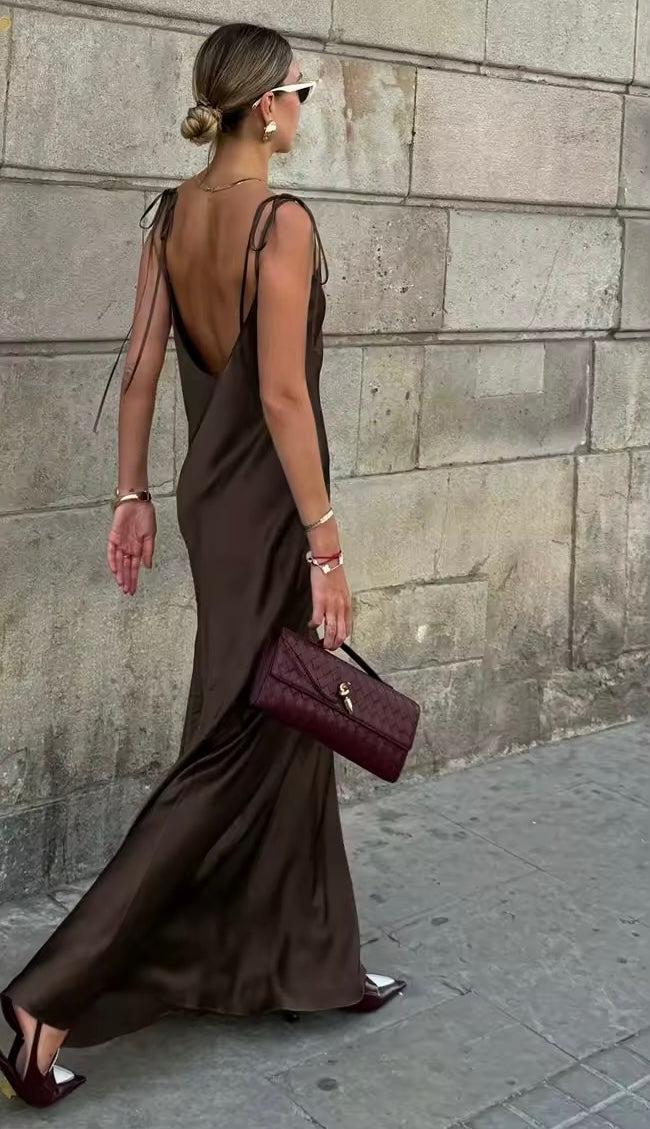 Satin Kleid