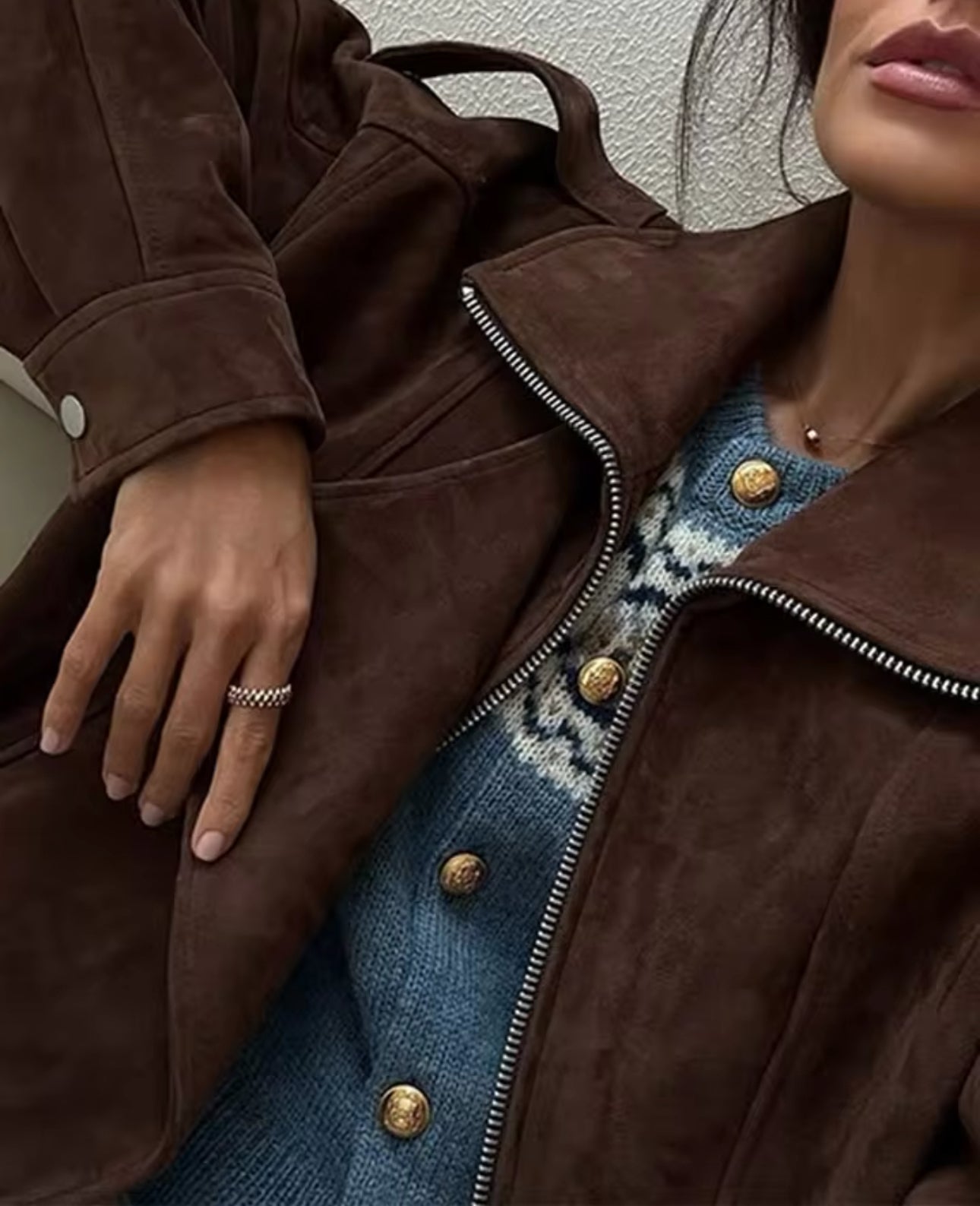 Wildleder Jacke