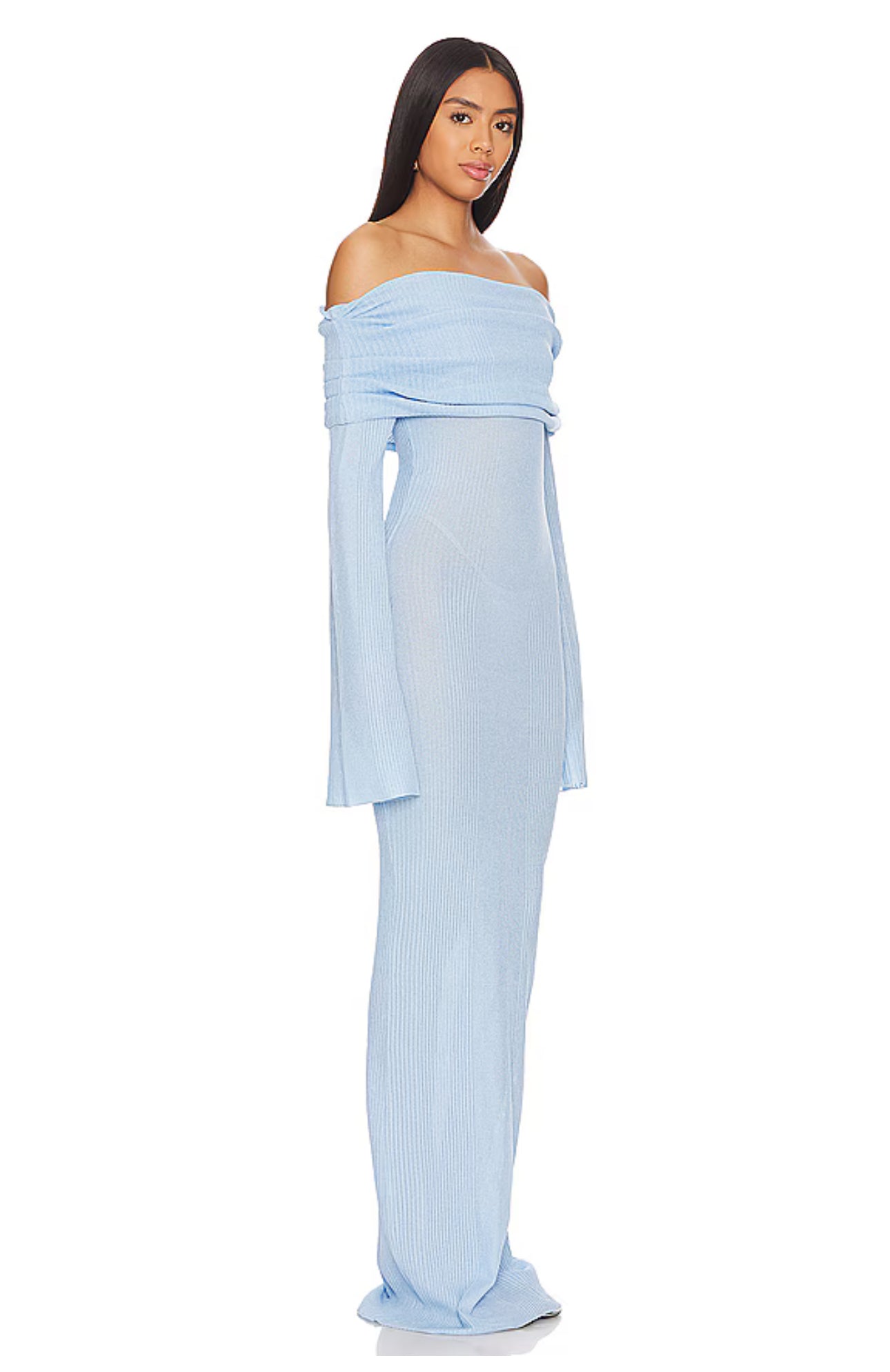 Strick-Maxikleid