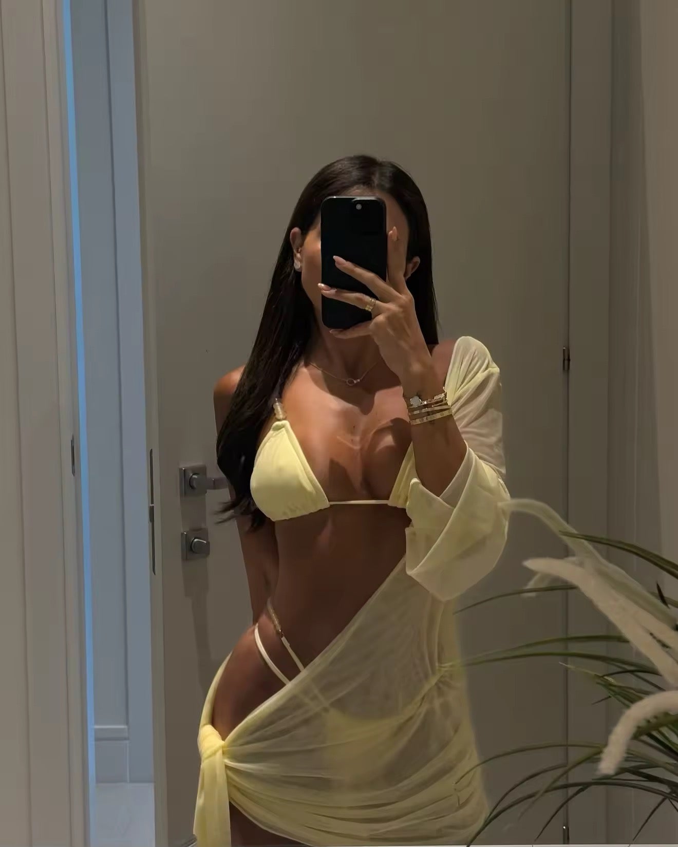 Perlen-Bikini-Set