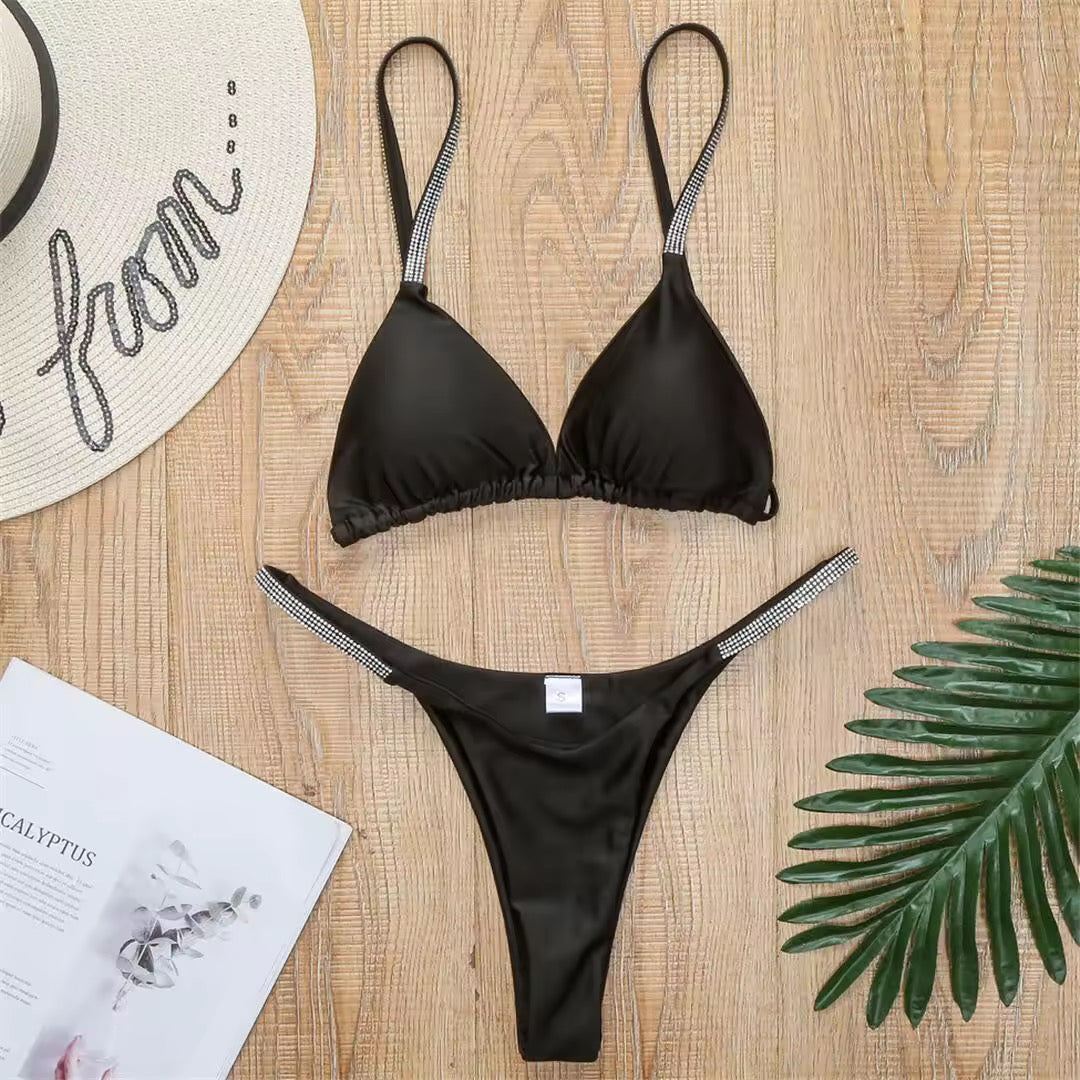 Mini-Bikini mit Pailletten