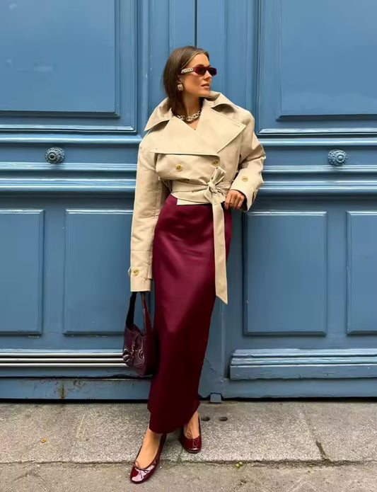Kurzer Trenchcoat