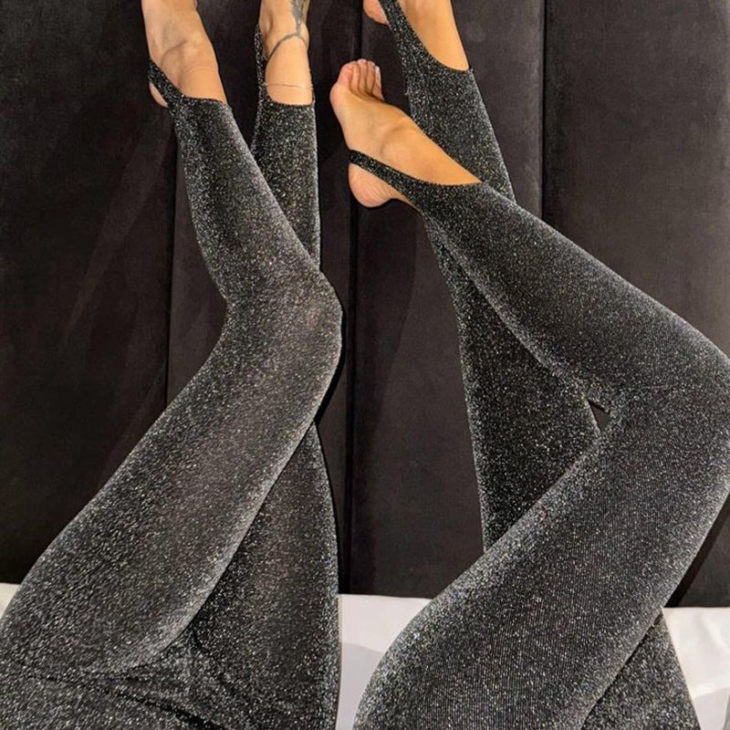 Glitzernde Leggings