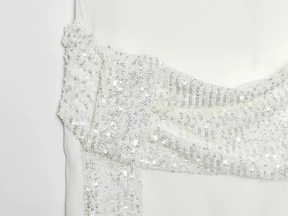 Pailletten Minikleid