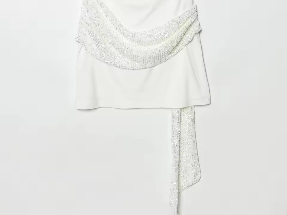 Pailletten Minikleid