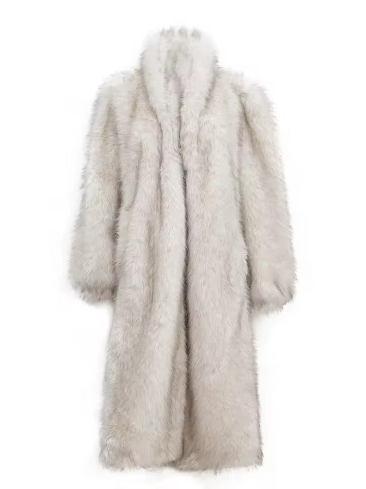 Kunstpelzmantel