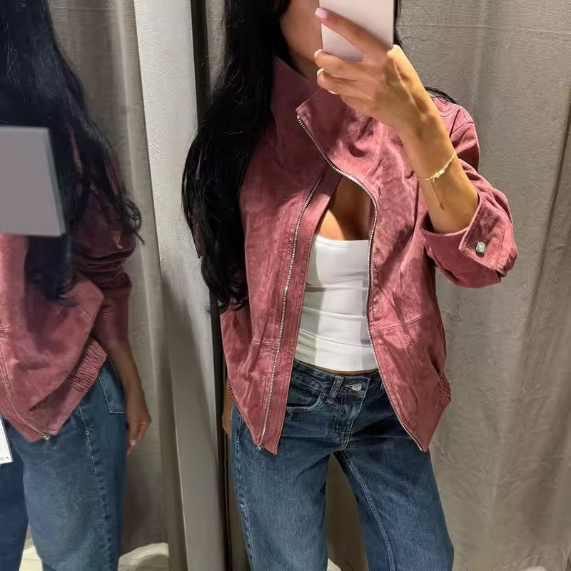 Kunstwildleder Jacke