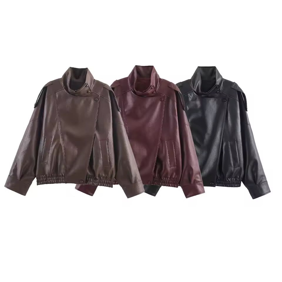 Kunstleder Jacke