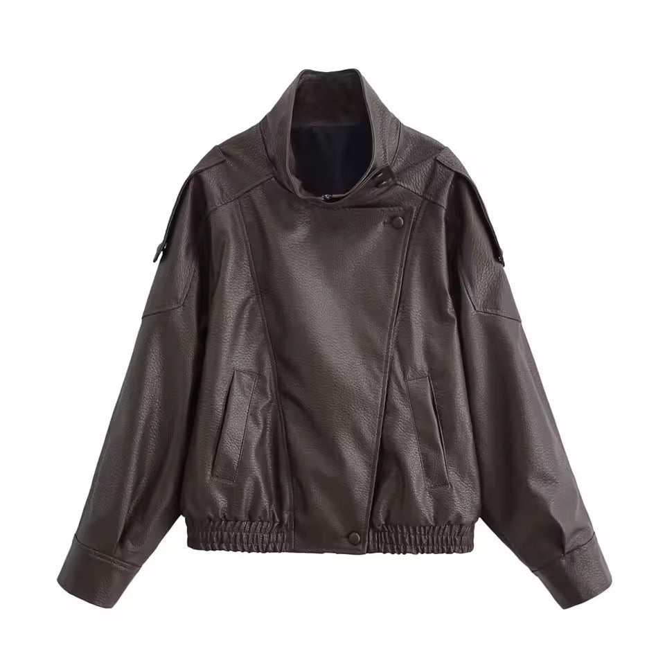 Kunstleder Jacke