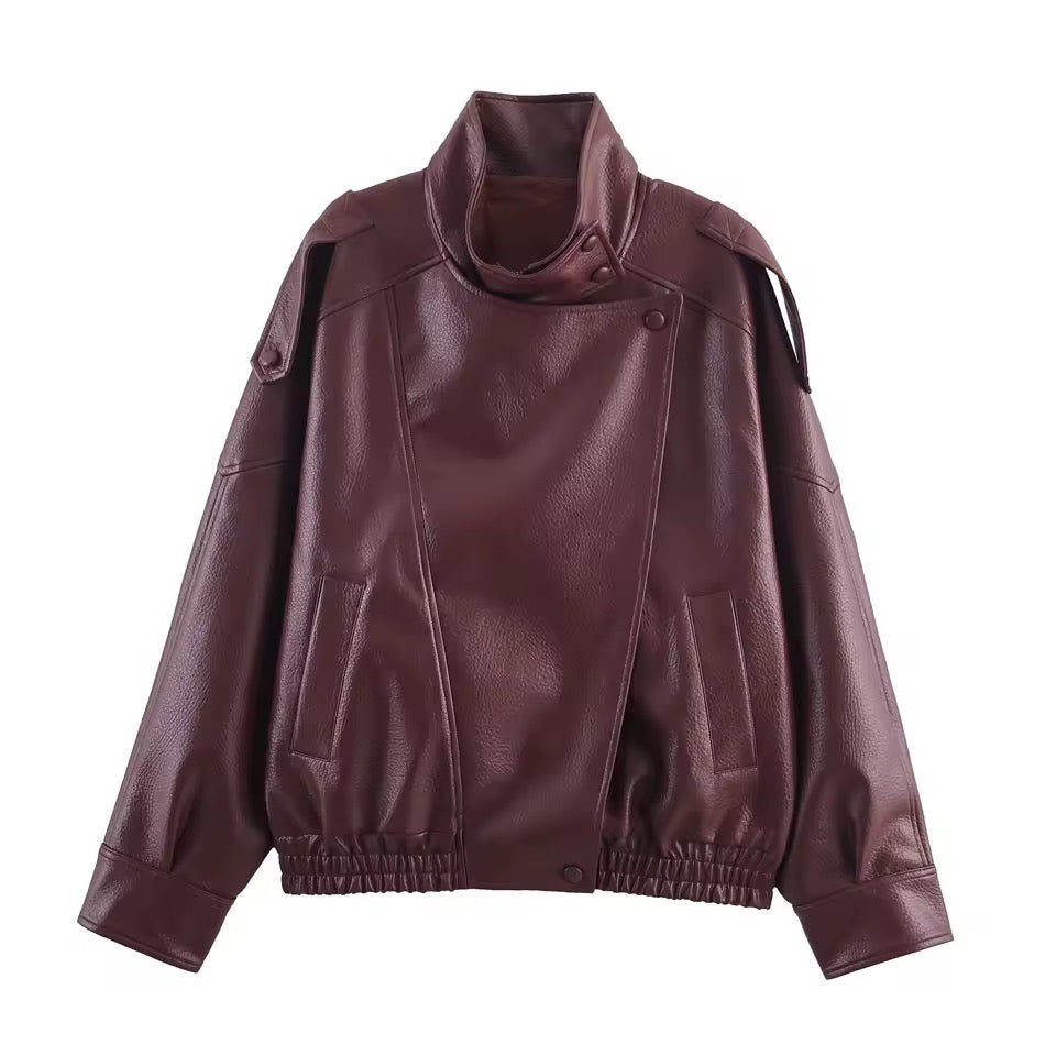 Kunstleder Jacke