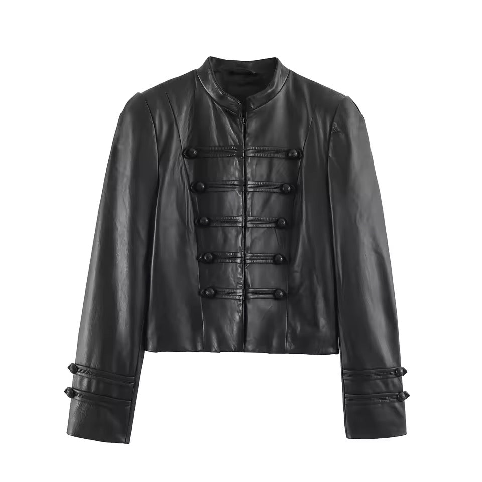 Kunstleder Jacke