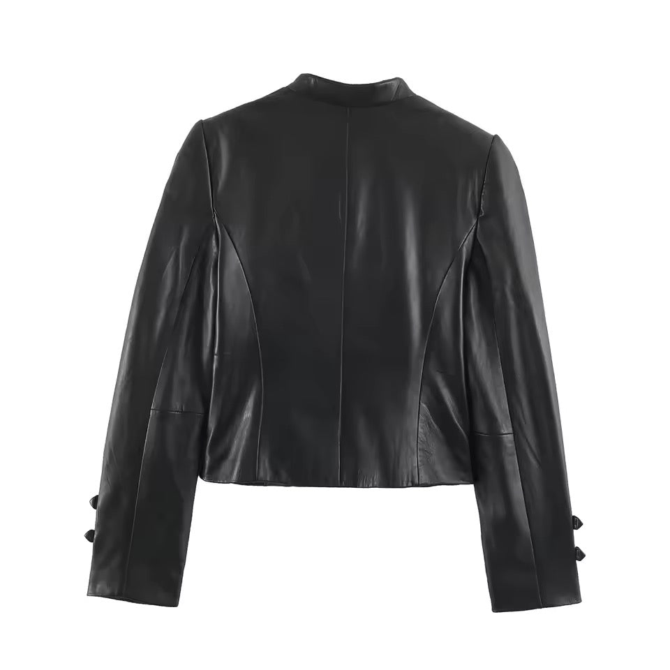 Kunstleder Jacke