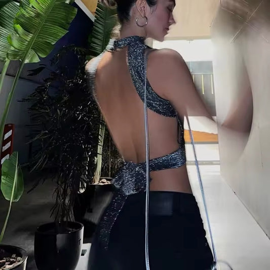 Tank-Top mit Glitzer