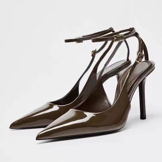 Leder Stiletto