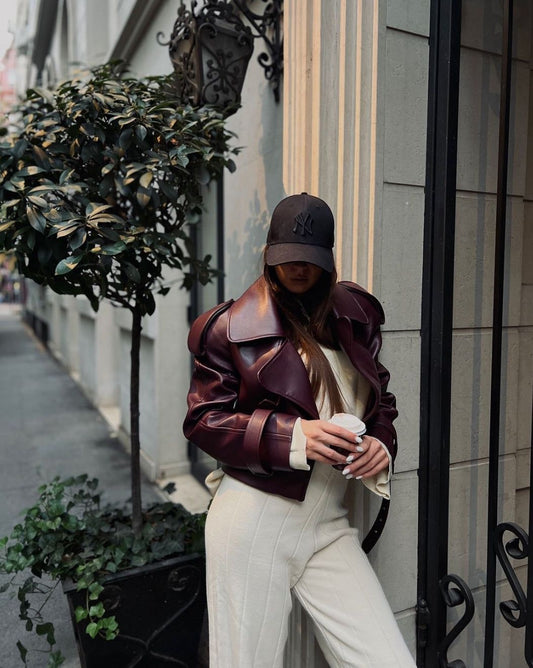 Lederjacke
