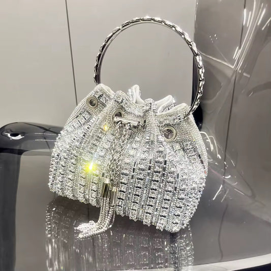 Glitzer Handtasche