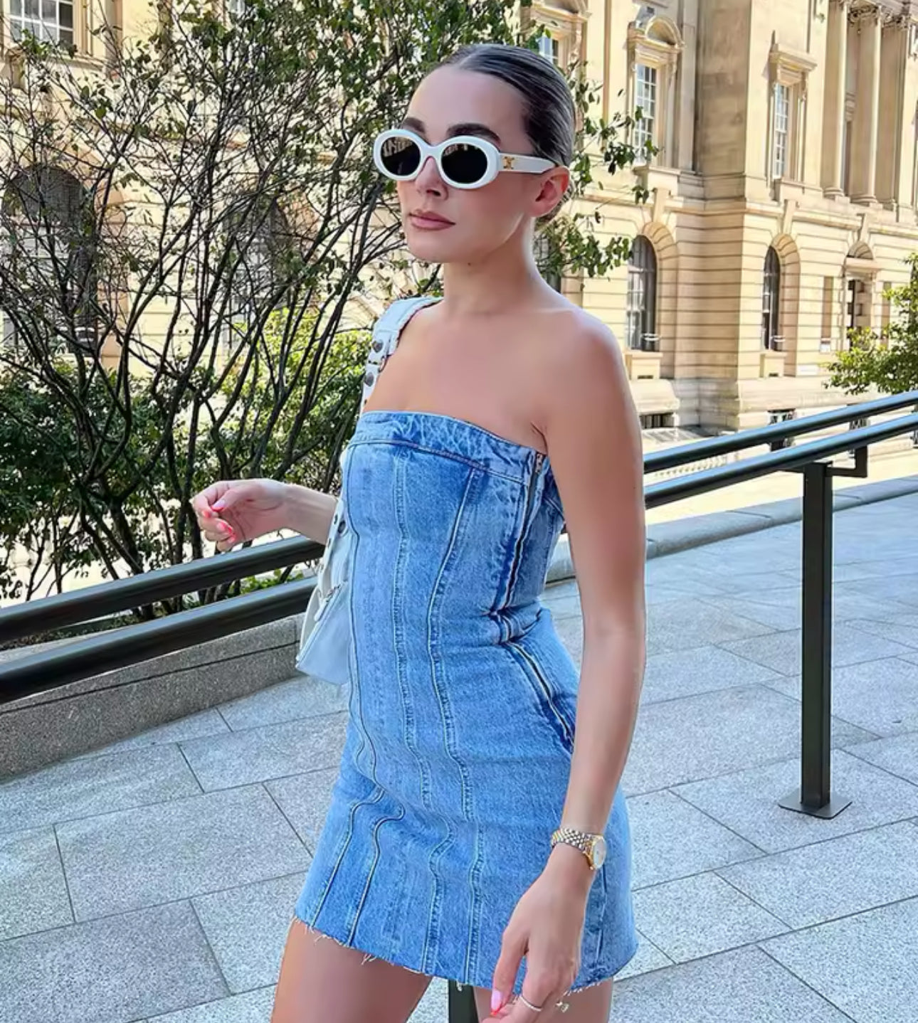 Denim Mini Kleid