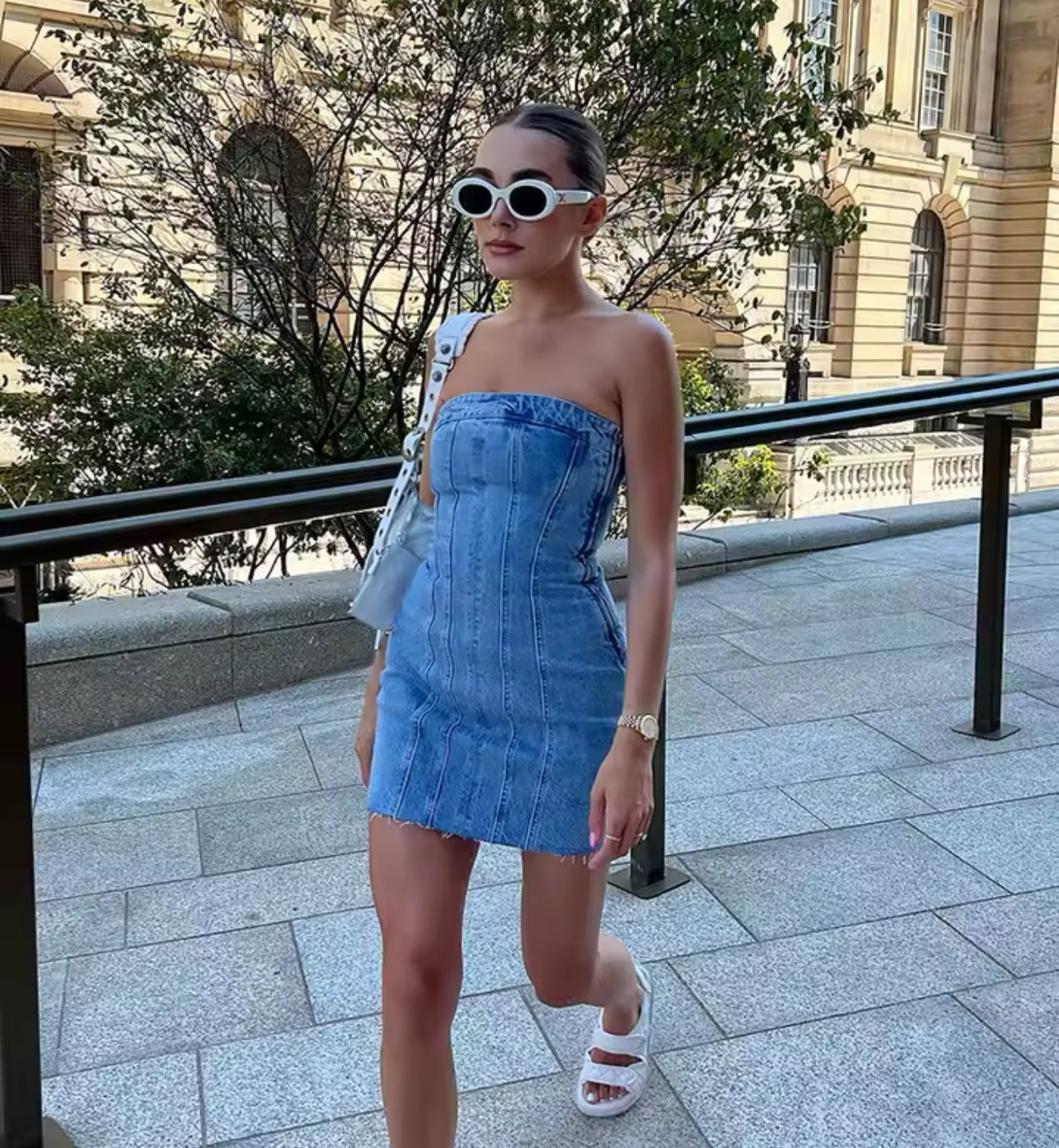 Denim Mini Kleid