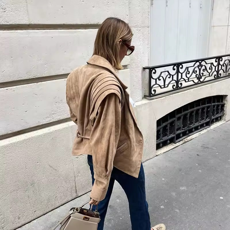 Wildlederjacke