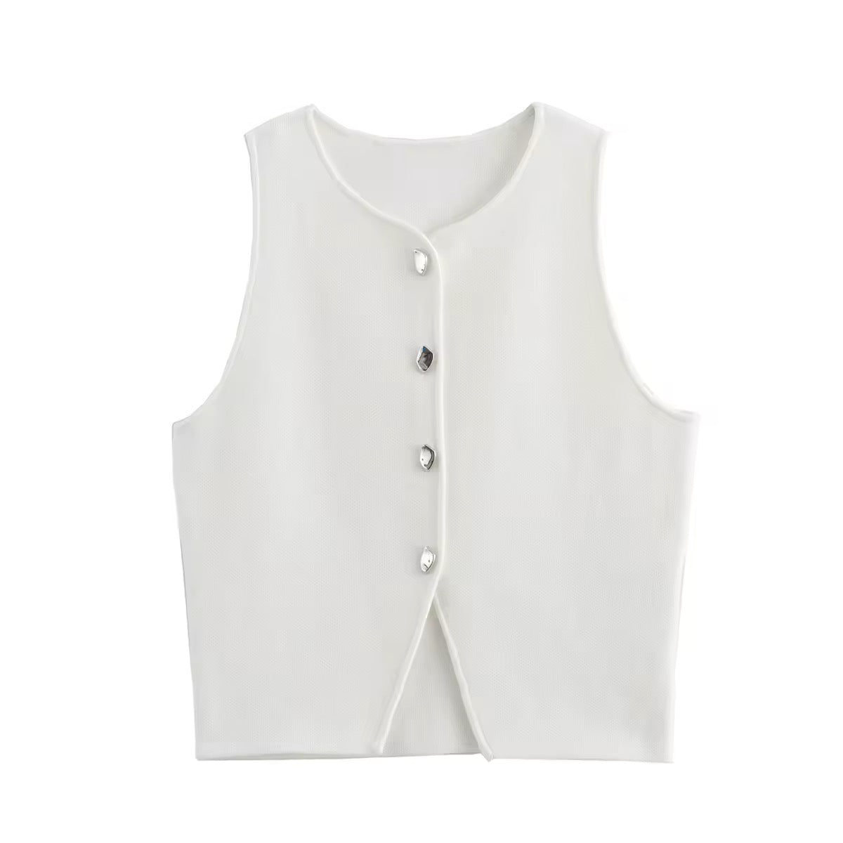 Strick-Crop-Top