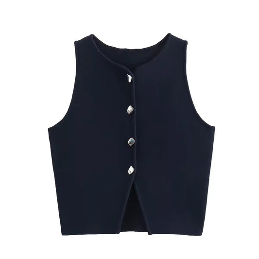 Strick-Crop-Top