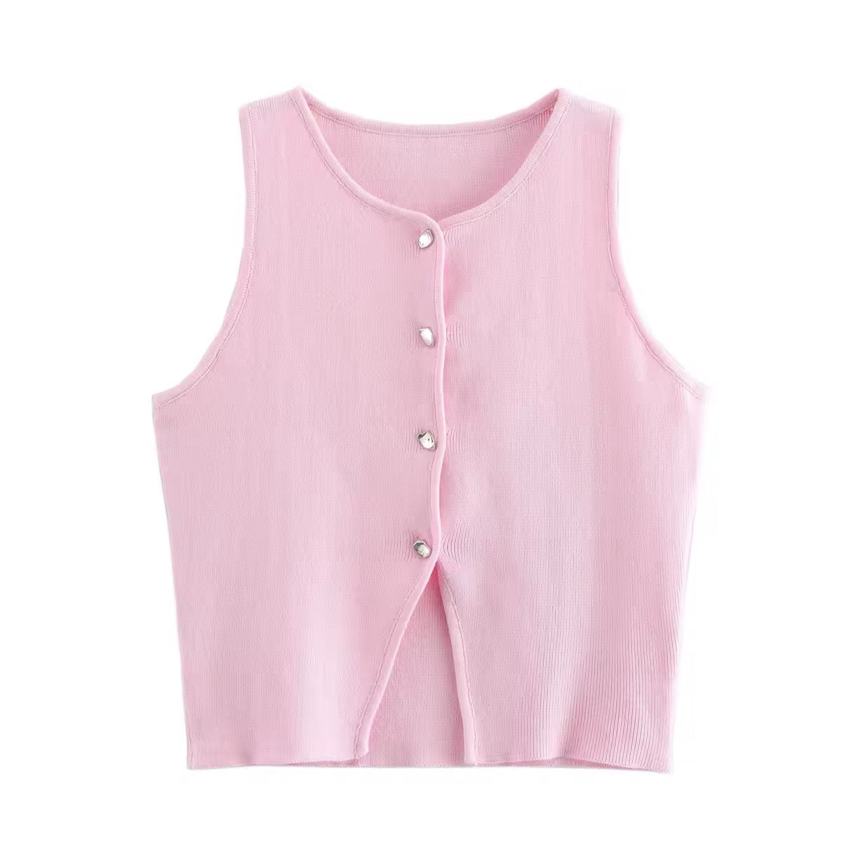 Strick-Crop-Top