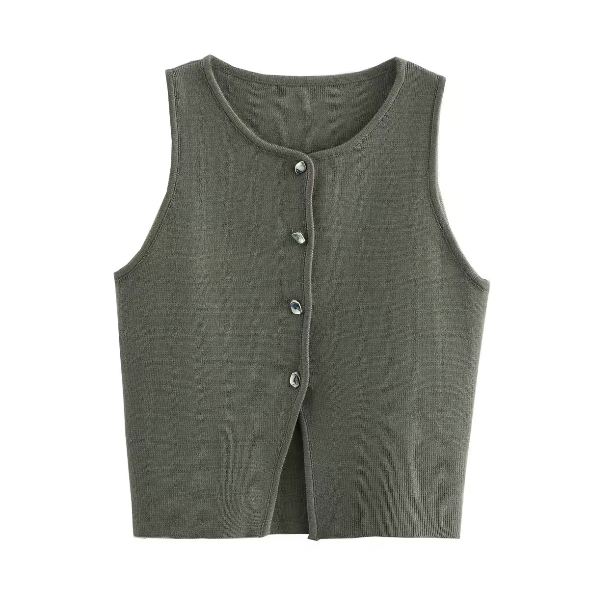 Strick-Crop-Top