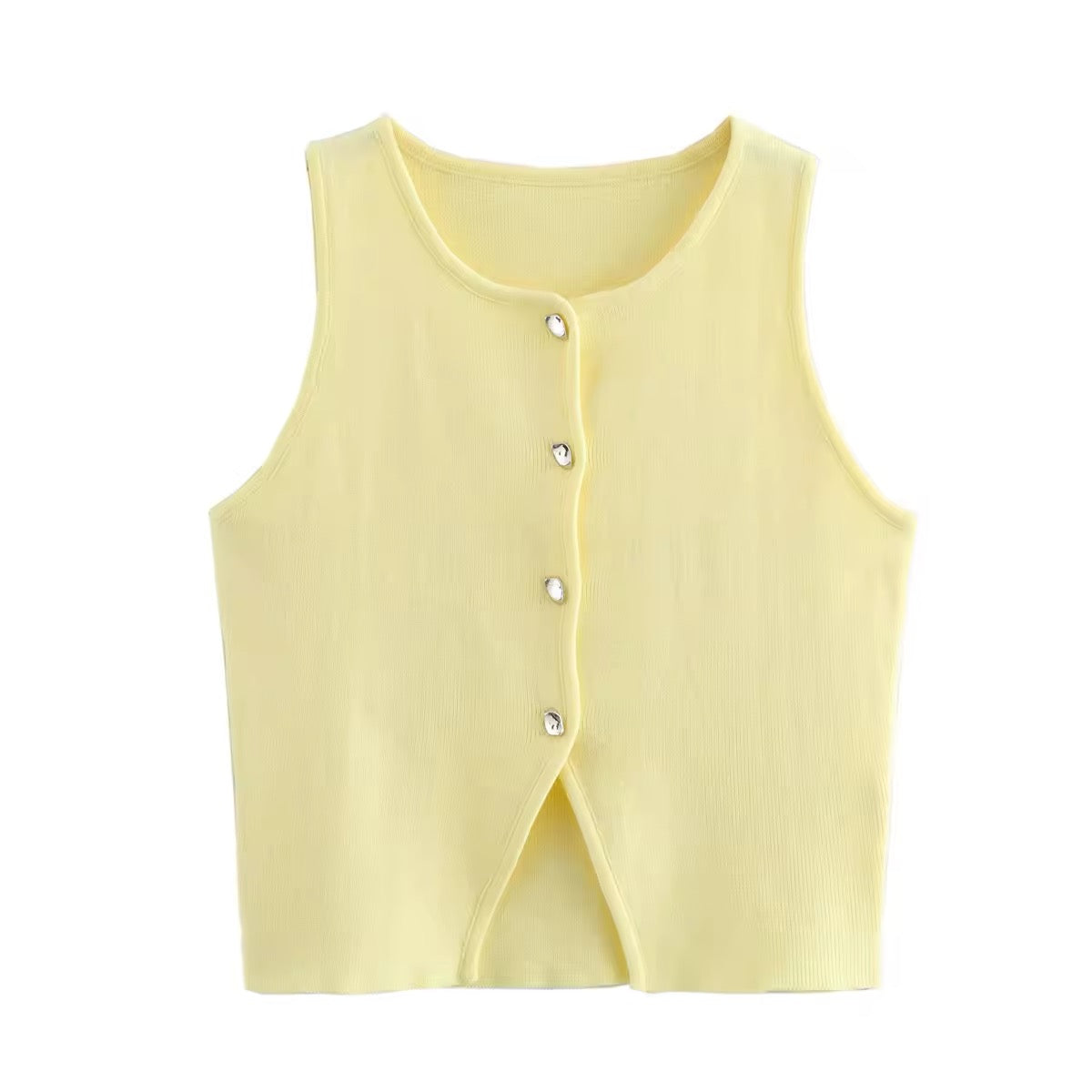 Strick-Crop-Top