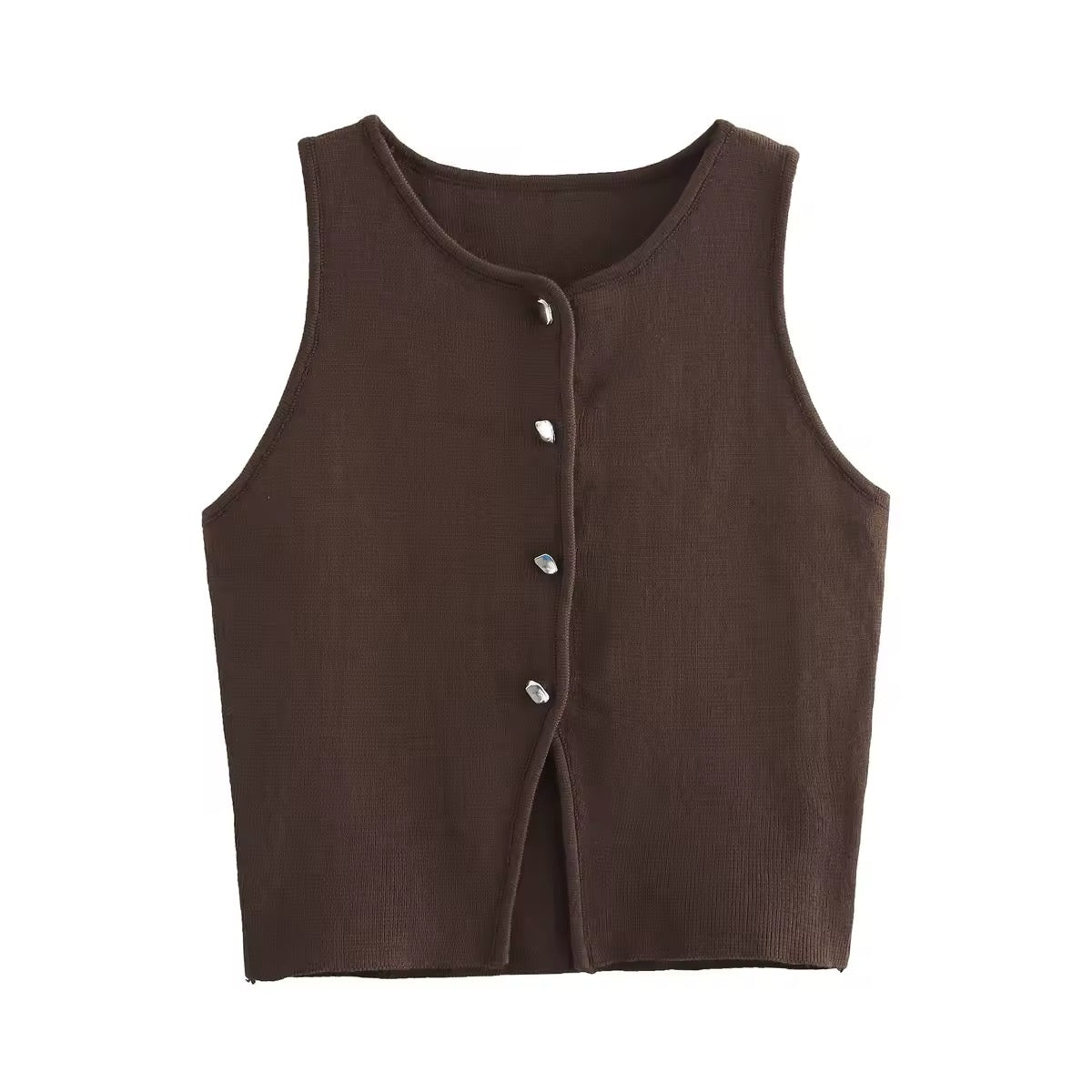 Strick-Crop-Top