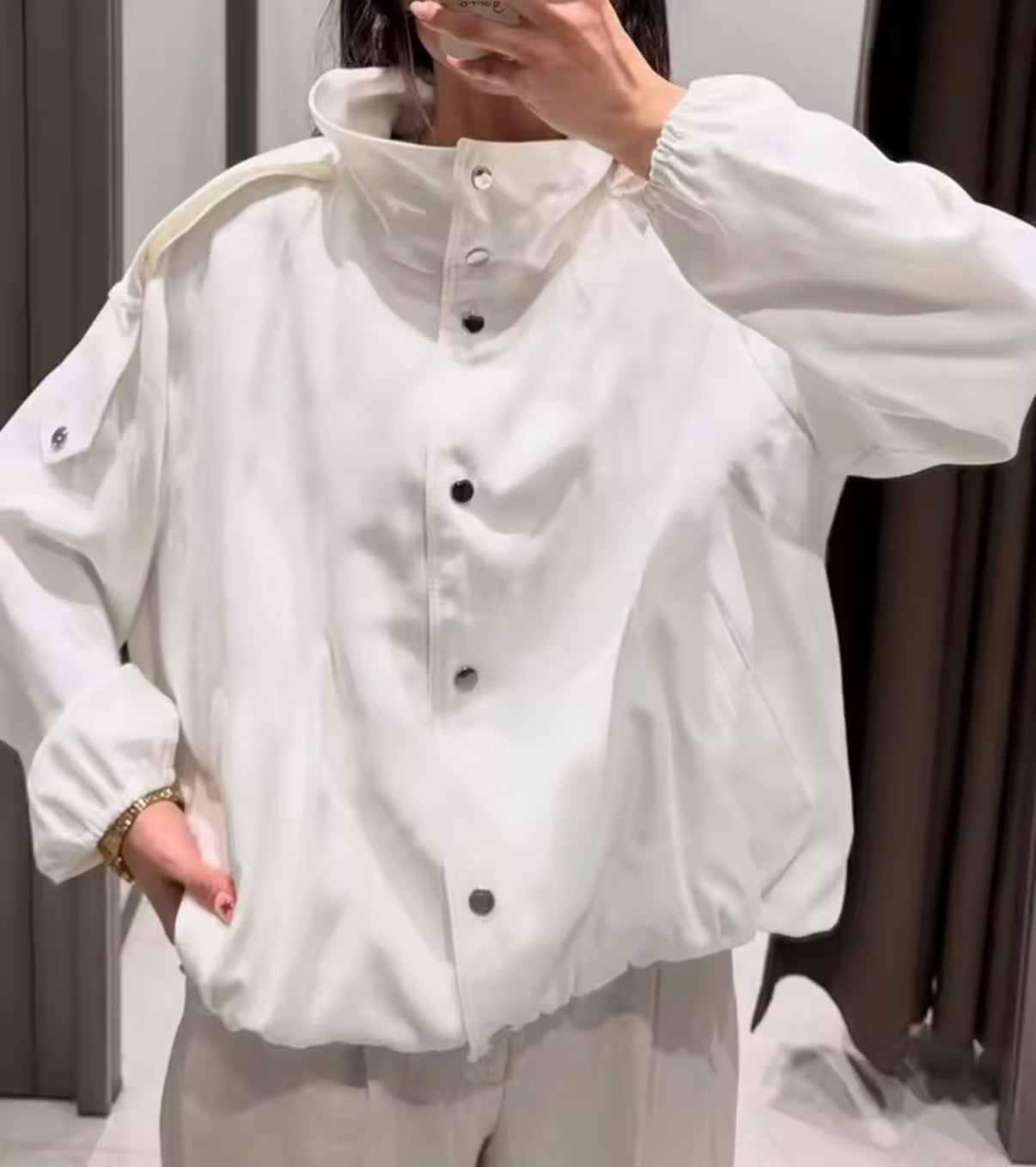 Oversize-Jacke