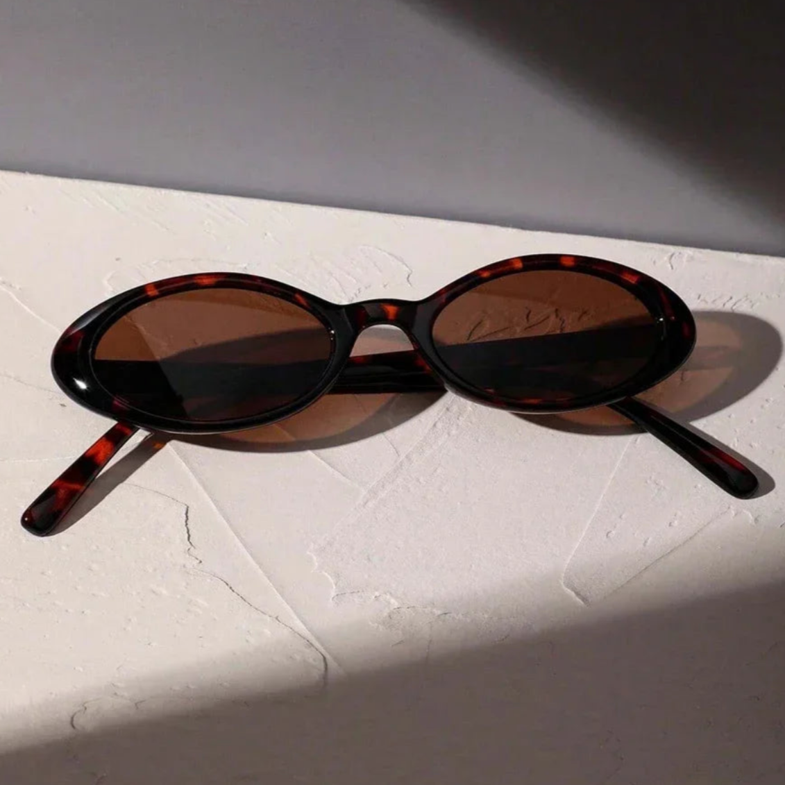 Vintage Oval Sonnenbrille