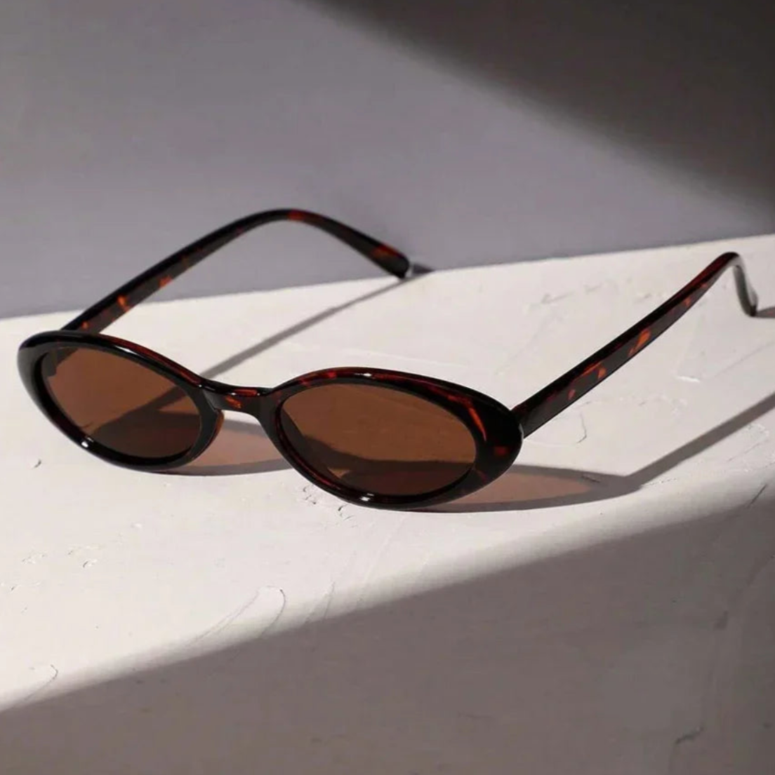 Vintage Oval Sonnenbrille