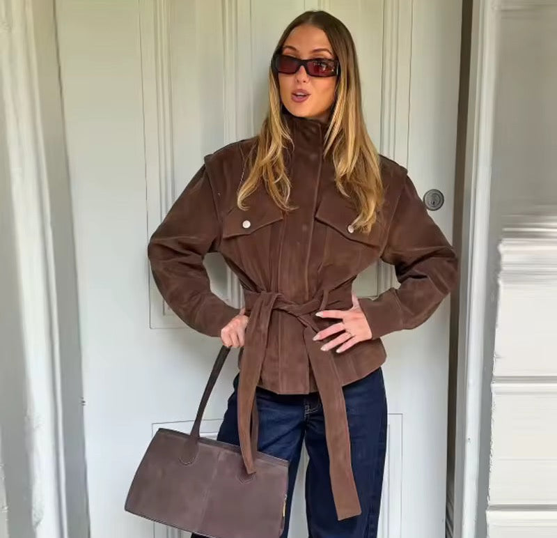 Wildleder-Look