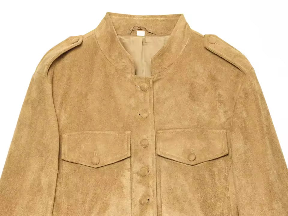 Wildlederjacke