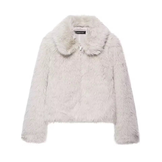 Faux Pelz Jacke