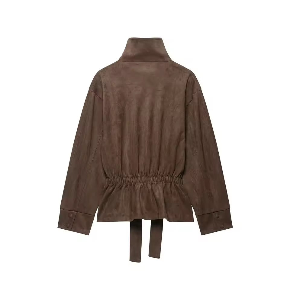 Kunstwildlederjacke