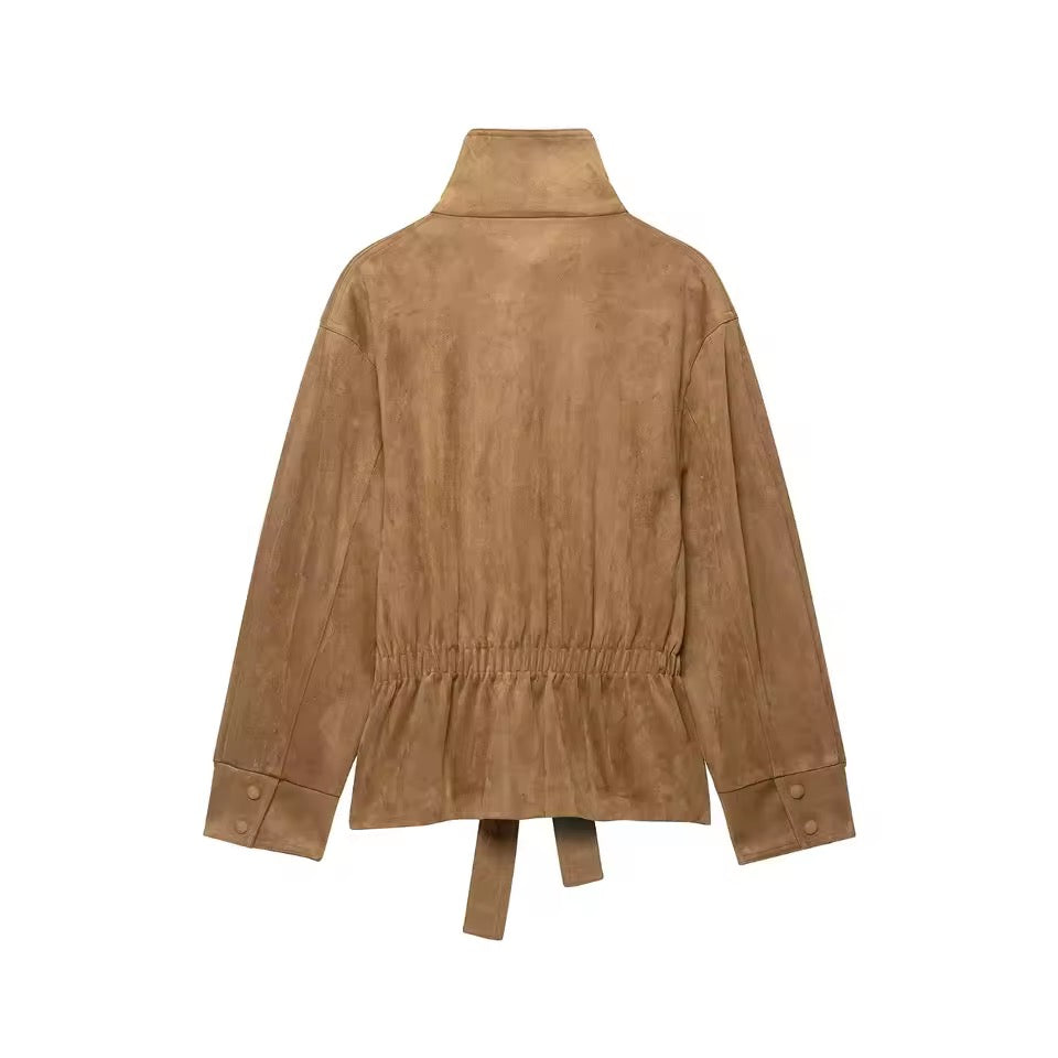 Kunstwildlederjacke