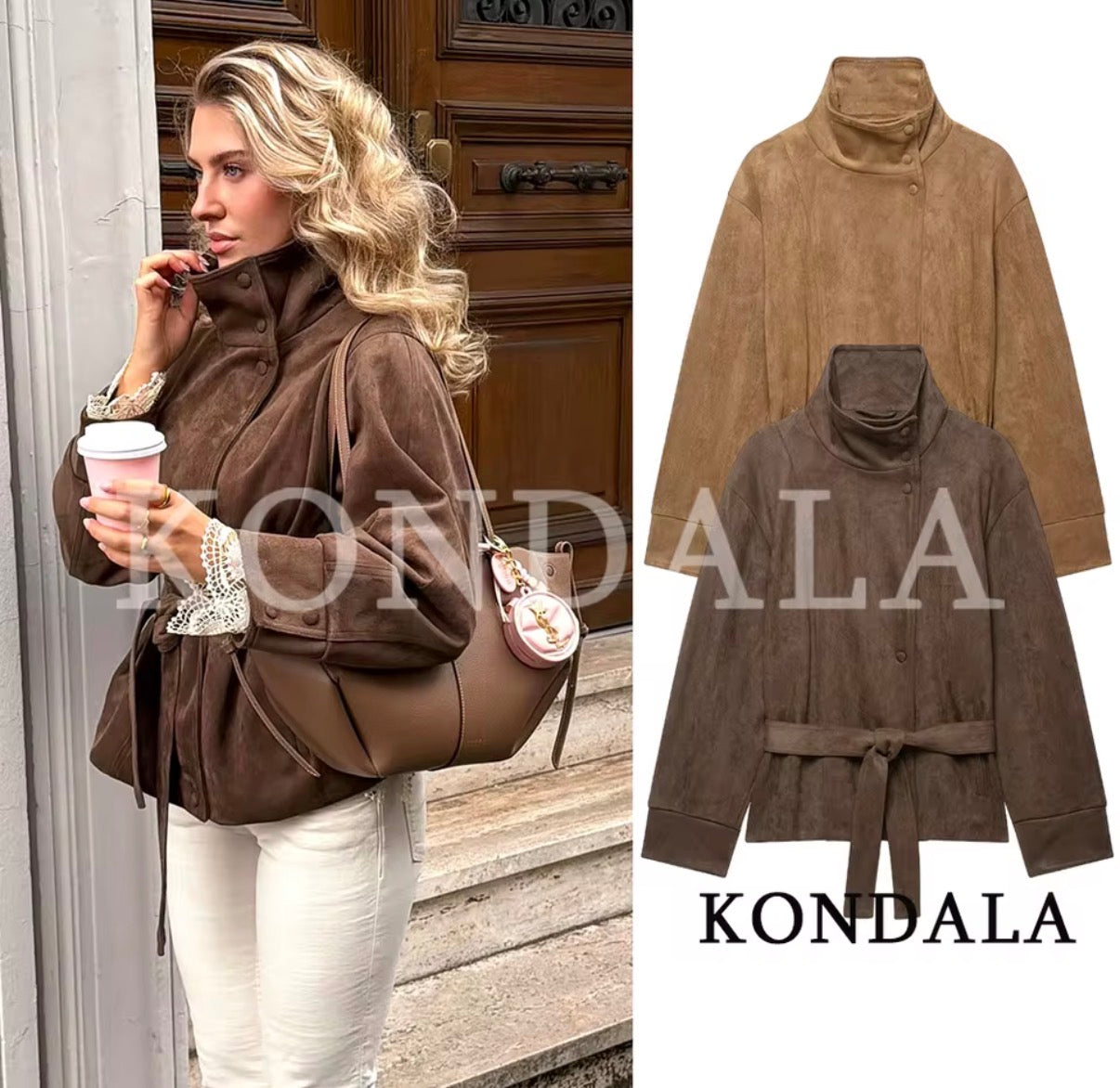 Kunstwildlederjacke