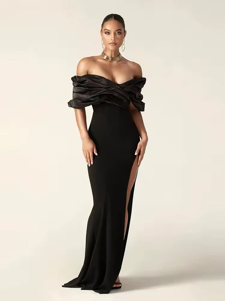 Sexy Satin Abendkleid