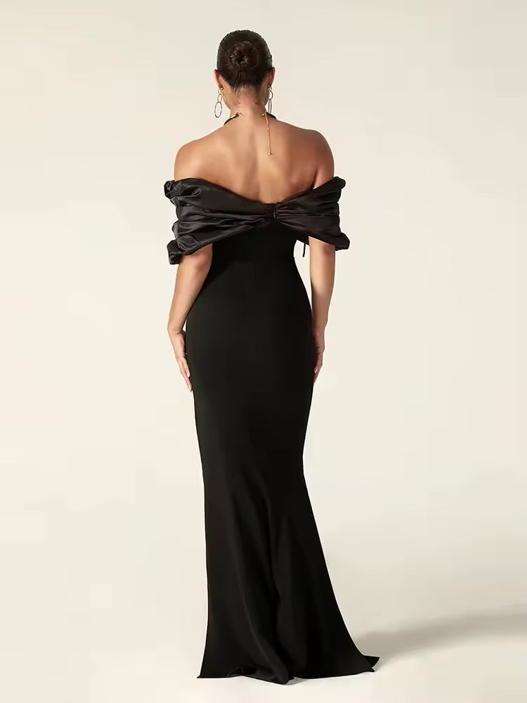 Sexy Satin Abendkleid