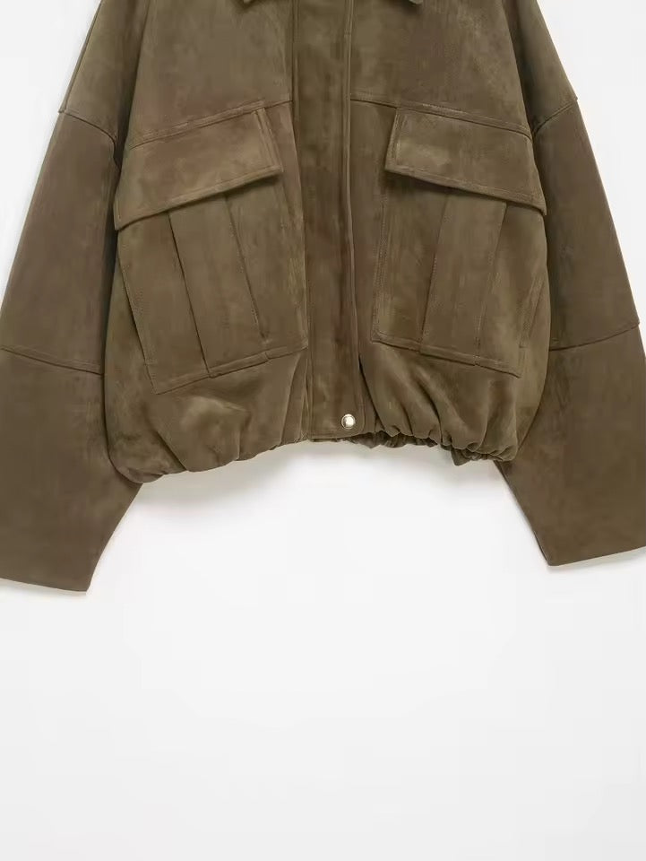 Wildleder Bomberjacke