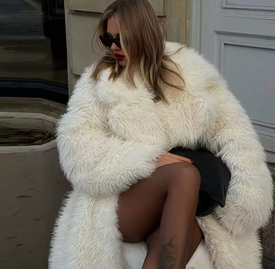 Fluffy Plush Women's Coat