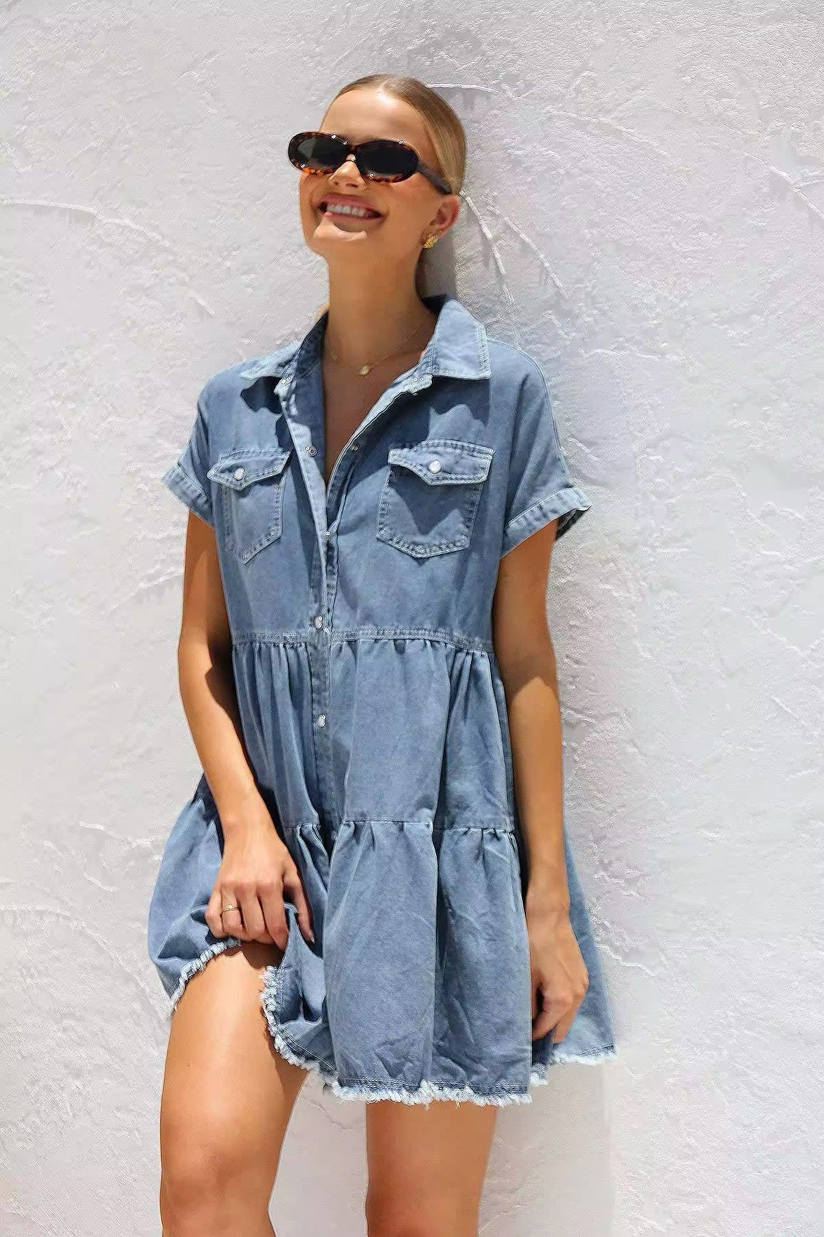 Denim Kleid