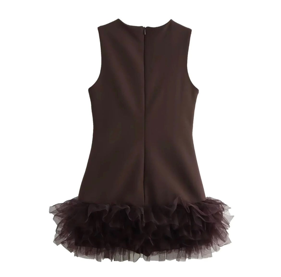 Plissee Mini-Kleid