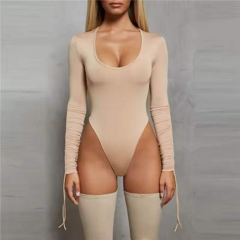 Langärmeliger Yoga Bodysuit