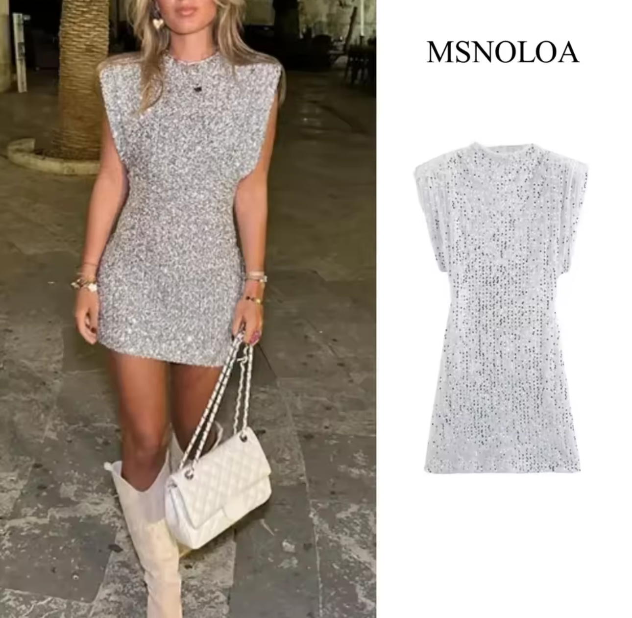 Patchwork Mini Kleid