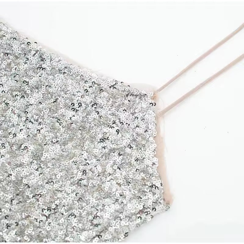 Pailletten-Sling-Kleid