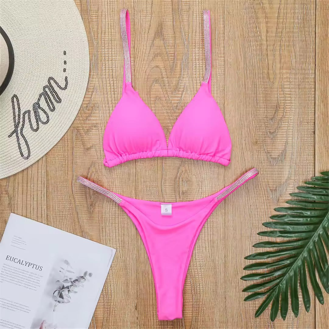 Mini-Bikini mit Pailletten