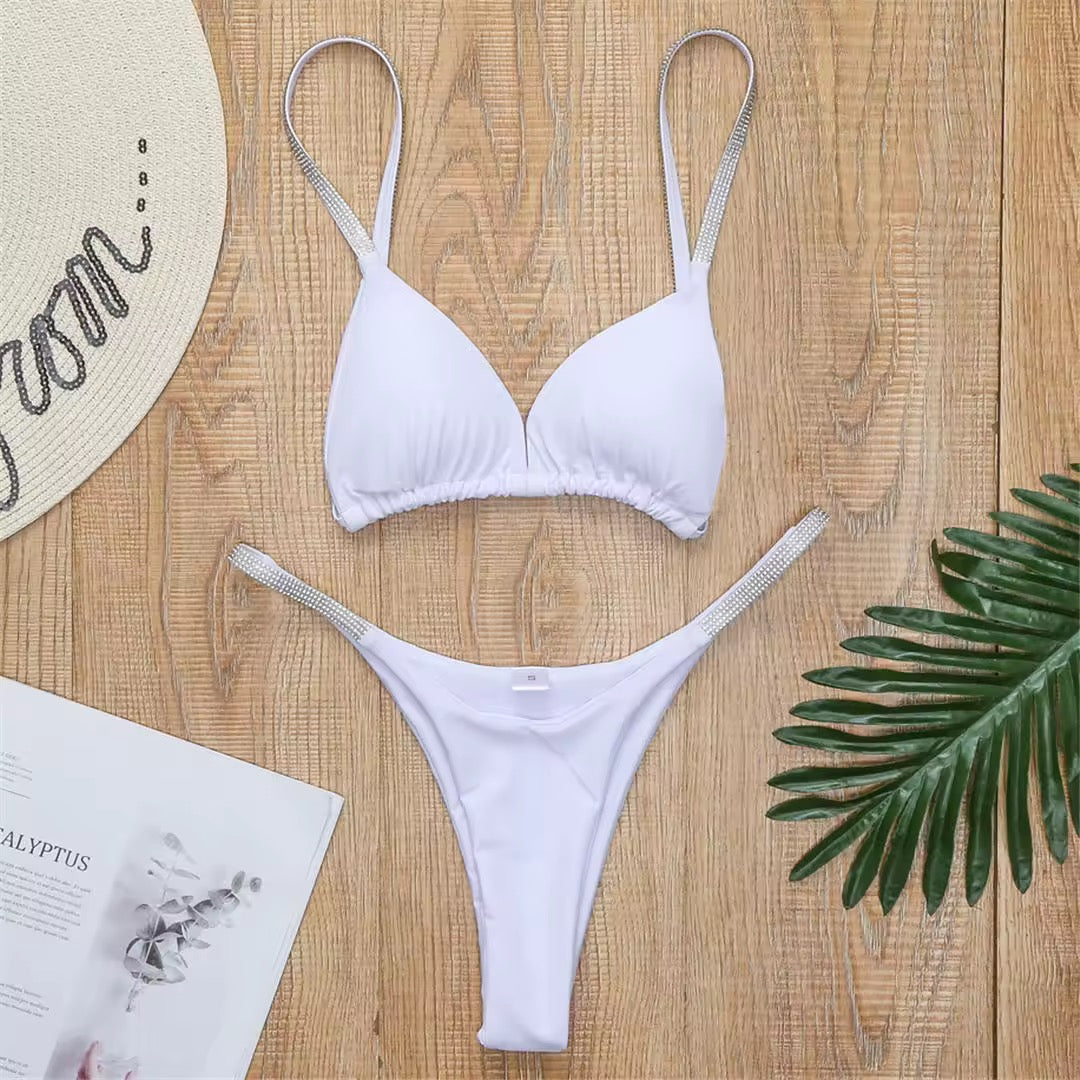 Mini-Bikini mit Pailletten